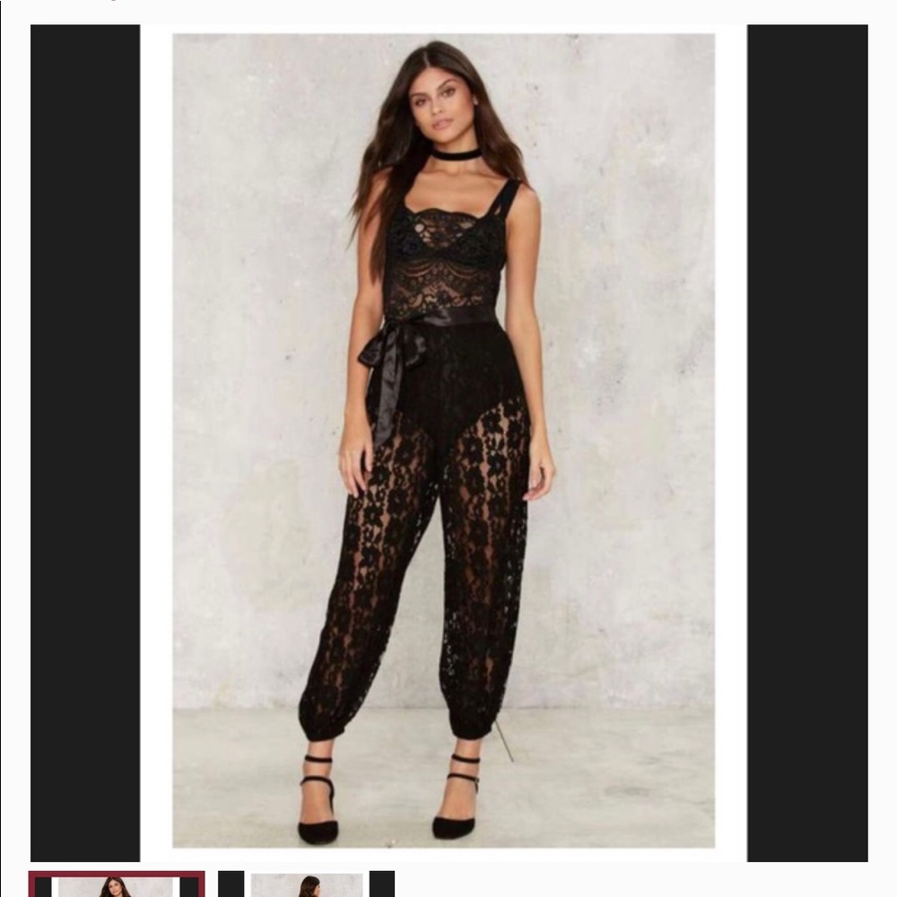 Nasty gal Lace Jumpsuit